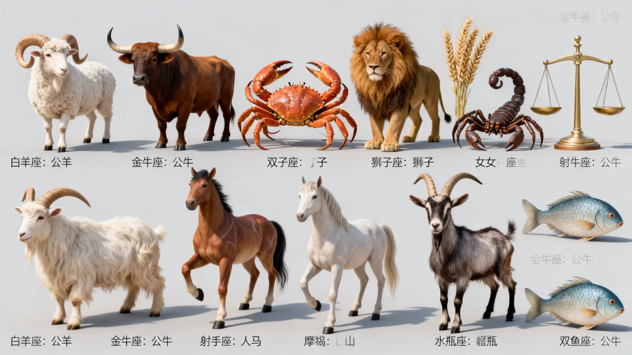 十二星座守护怪分别是什么，怎么找到你的守护怪？