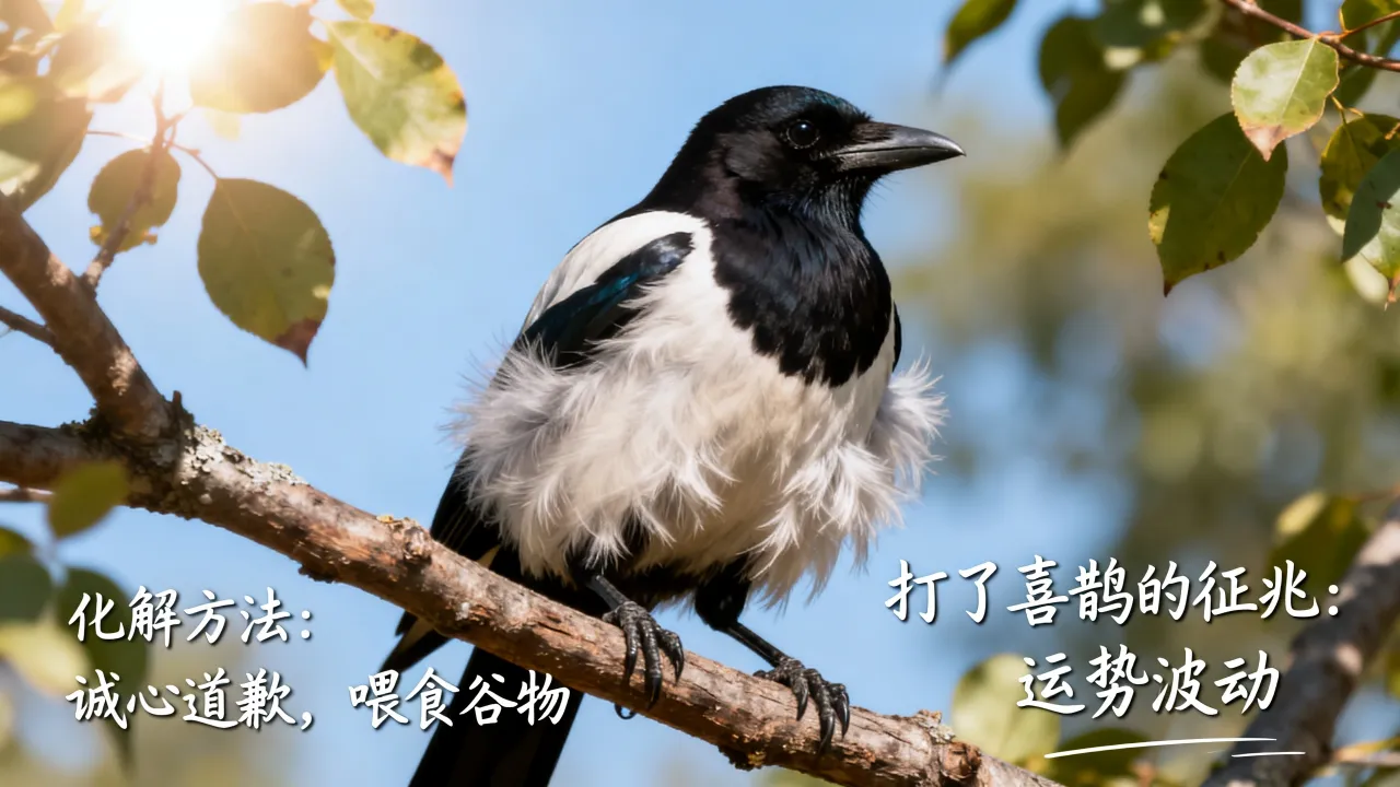 打了喜鹊怎么化解吉凶,打了喜鹊有什么征兆和化解方法 打了喜鹊怎么化解吉凶,打了喜鹊有什么征兆和化解方法