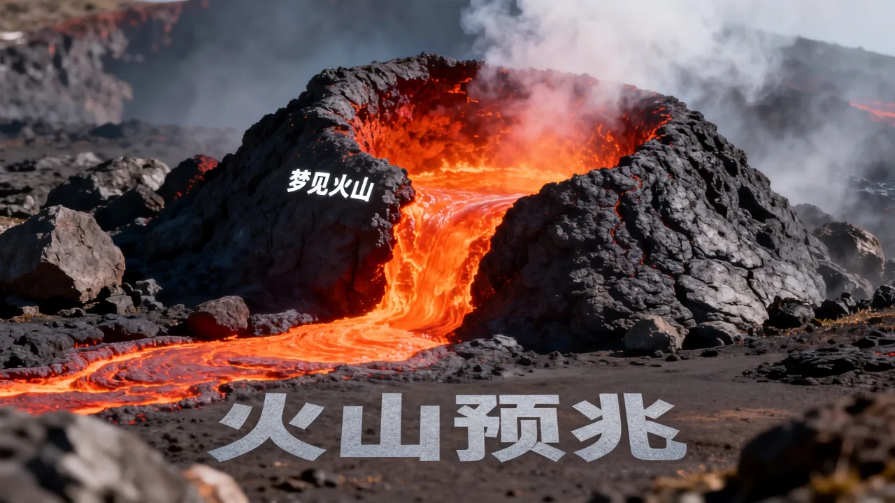 梦见火山是什么意思，做梦梦到火山预兆好不好