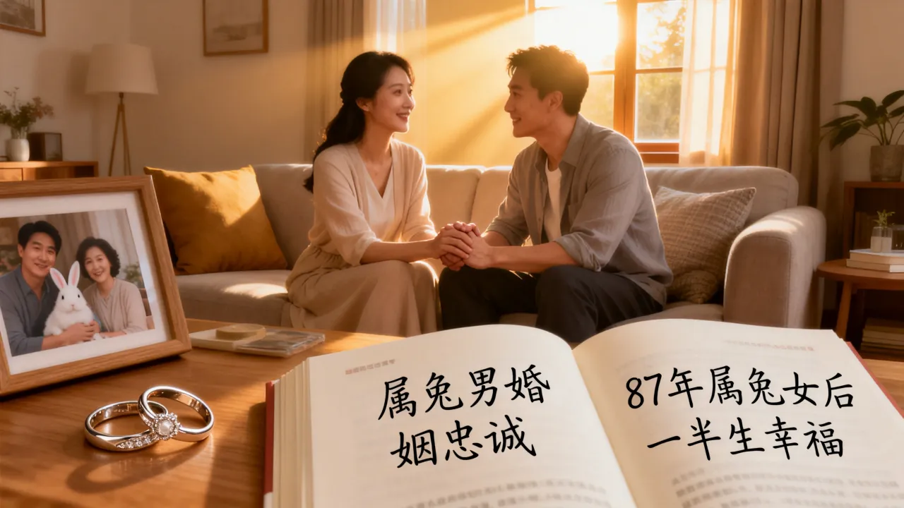 属兔男对婚姻忠诚吗，87年属兔女后半生婚姻幸福吗