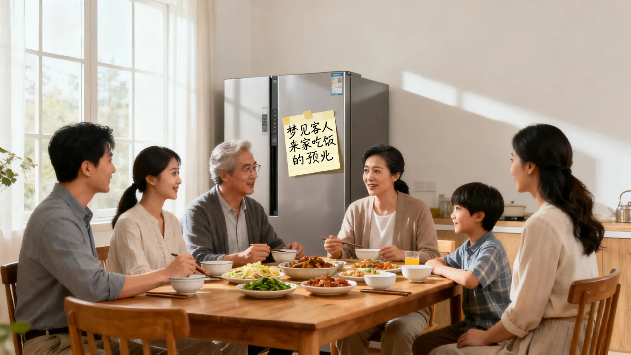 梦见客人来家里吃饭预示了什么,梦见家里来客人吃饭有什么预兆? 梦见客人来家里吃饭预示了什么,梦见家里来客人吃饭有什么预兆?