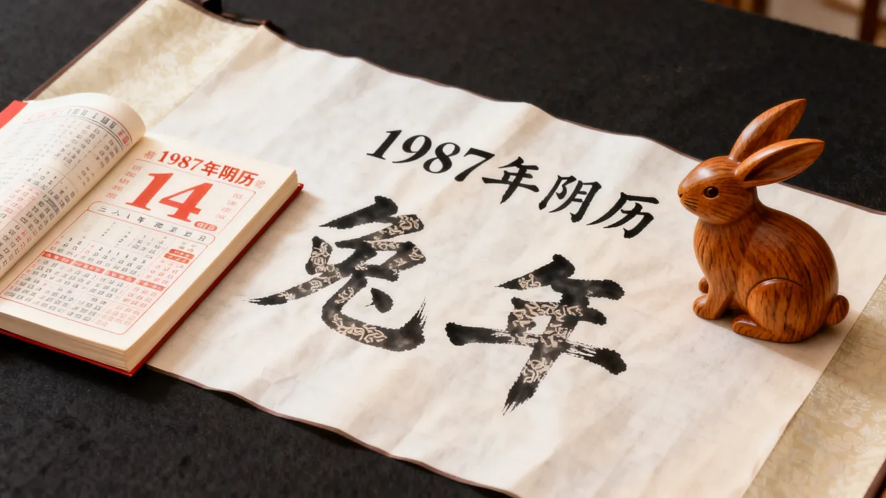 87年阴历是什么命，1987年阴历对应阳历几月几号？