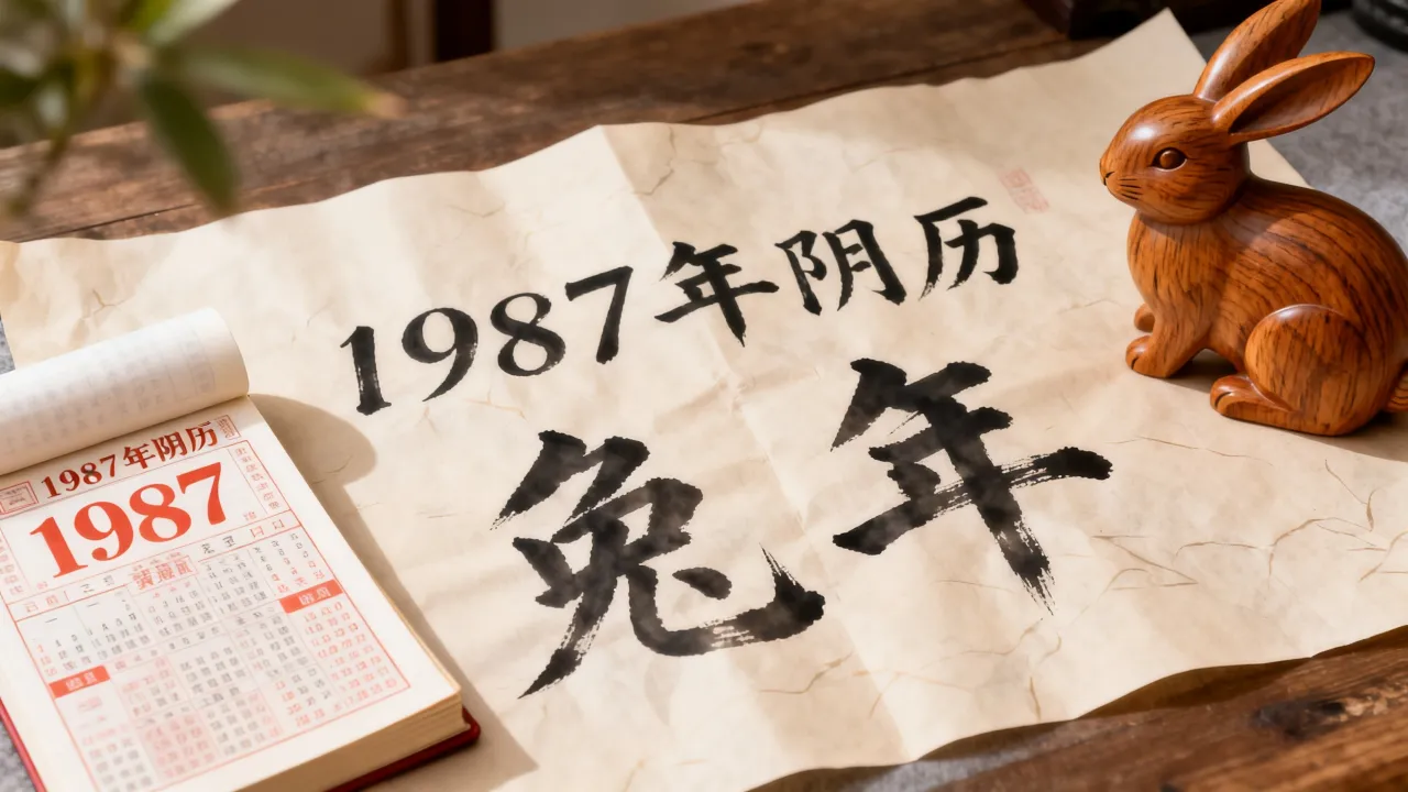 87年阴历是什么命，1987年阴历对应阳历几月几号？
