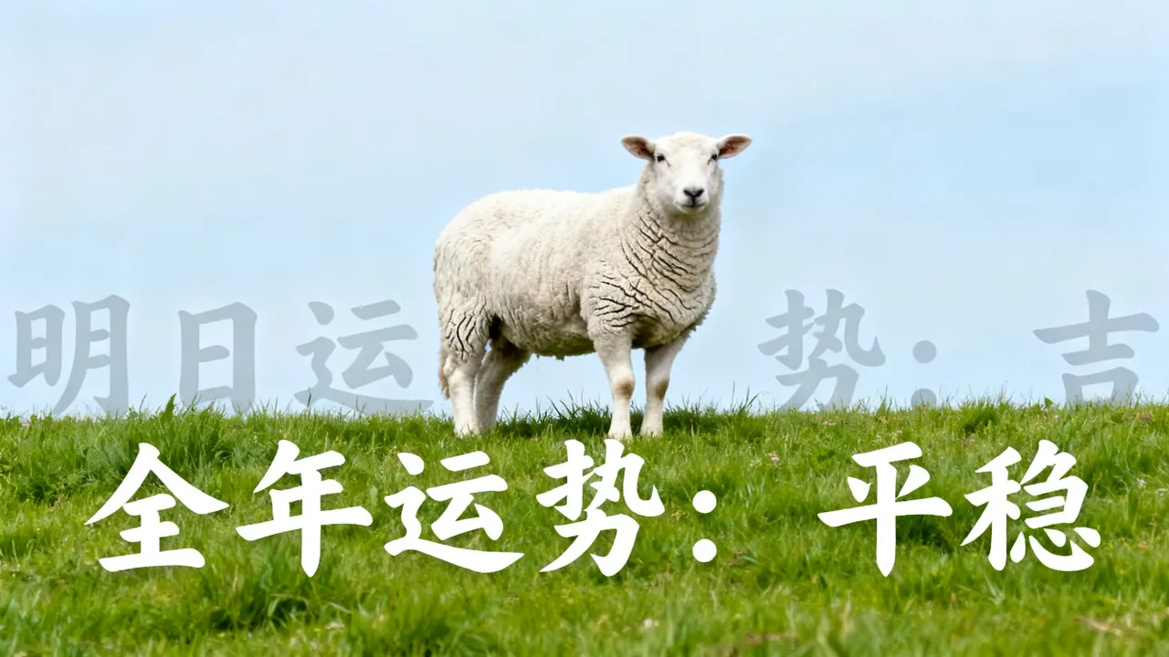 2026年属羊明日运势如何，属羊全年运势怎么样？