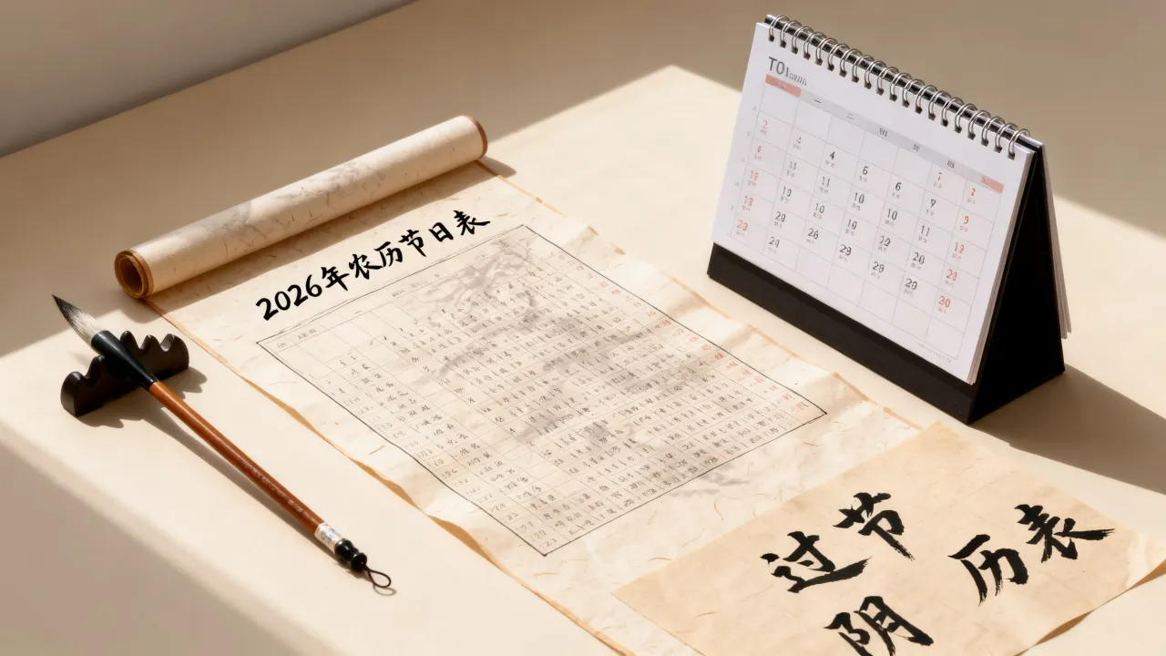 过节阴历表是什么,2026年农历节日表怎么查 过节阴历表是什么,2026年农历节日表怎么查