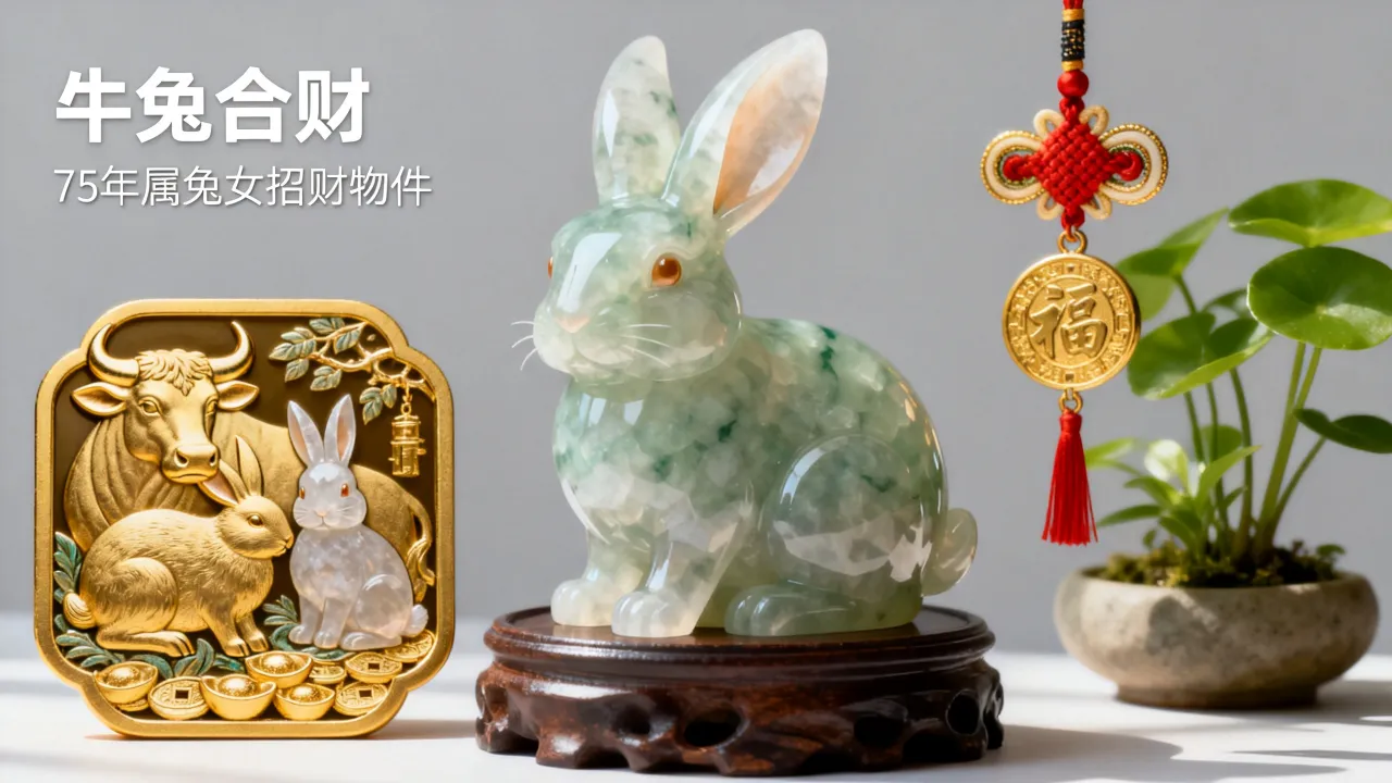 牛和兔合不合财婚姻好吗,75年属兔女最强招财物件是什么 牛和兔合不合财婚姻好吗,75年属兔女最强招财物件是什么