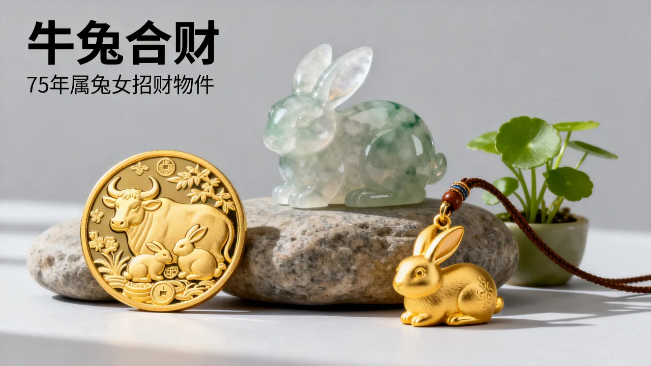 牛和兔合不合财婚姻好吗,75年属兔女最强招财物件是什么 牛和兔合不合财婚姻好吗,75年属兔女最强招财物件是什么