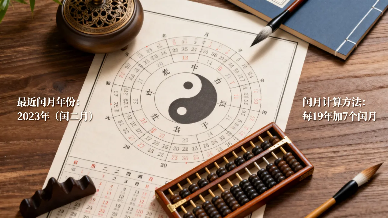 阴历闰月最近是哪一年，闰月是怎么算的？