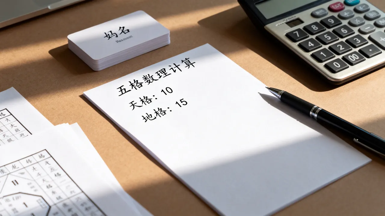 五格起名怎么算吉凶，姓名五格数理吉凶查询方法