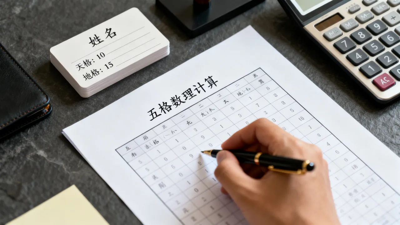 五格起名怎么算吉凶，姓名五格数理吉凶查询方法
