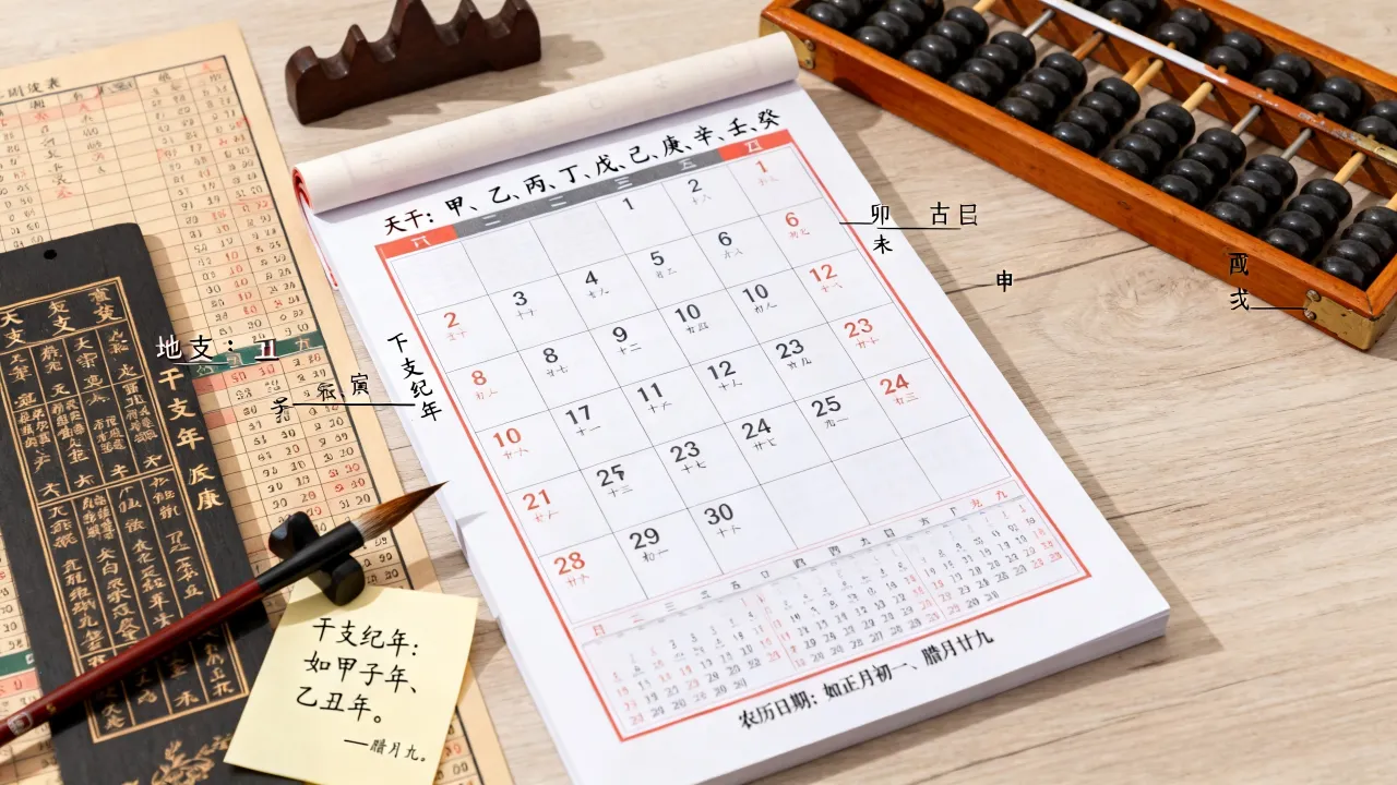 天干地支和阴历是什么关系,干支纪年如何换算农历日期? 天干地支和阴历是什么关系,干支纪年如何换算农历日期?