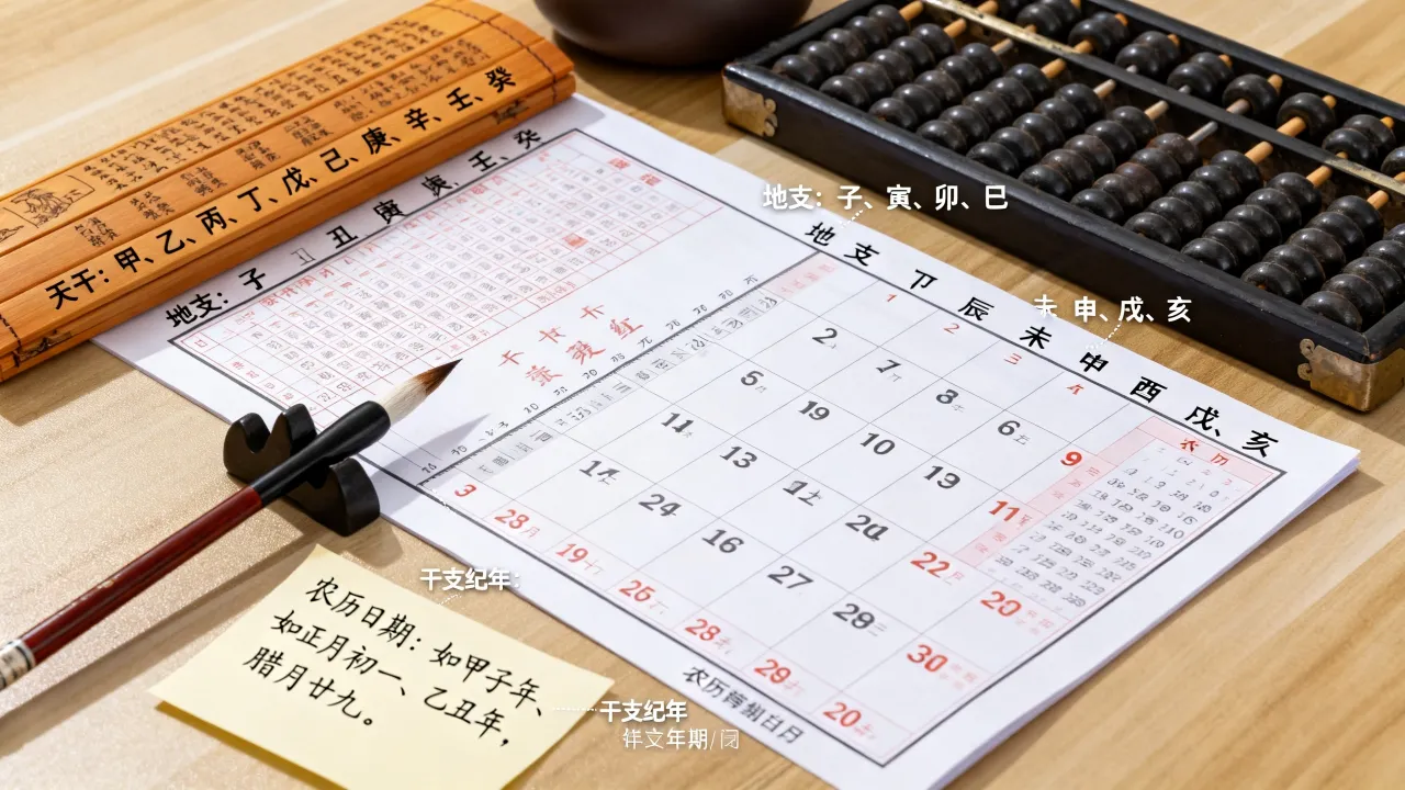 天干地支和阴历是什么关系，干支纪年如何换算农历日期？