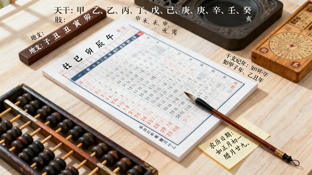天干地支和阴历是什么关系,干支纪年如何换算农历日期? 天干地支和阴历是什么关系,干支纪年如何换算农历日期?