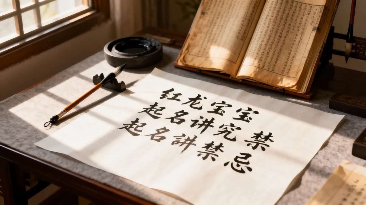 红龙宝宝怎么起名字？起名时需要注意哪些讲究和禁忌？