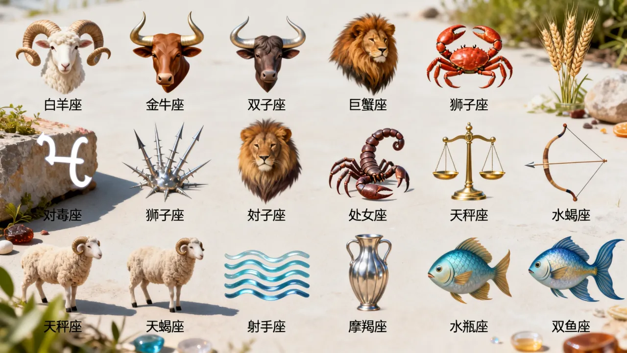 十二星座的景象图是怎样的，最美星座图高清大全