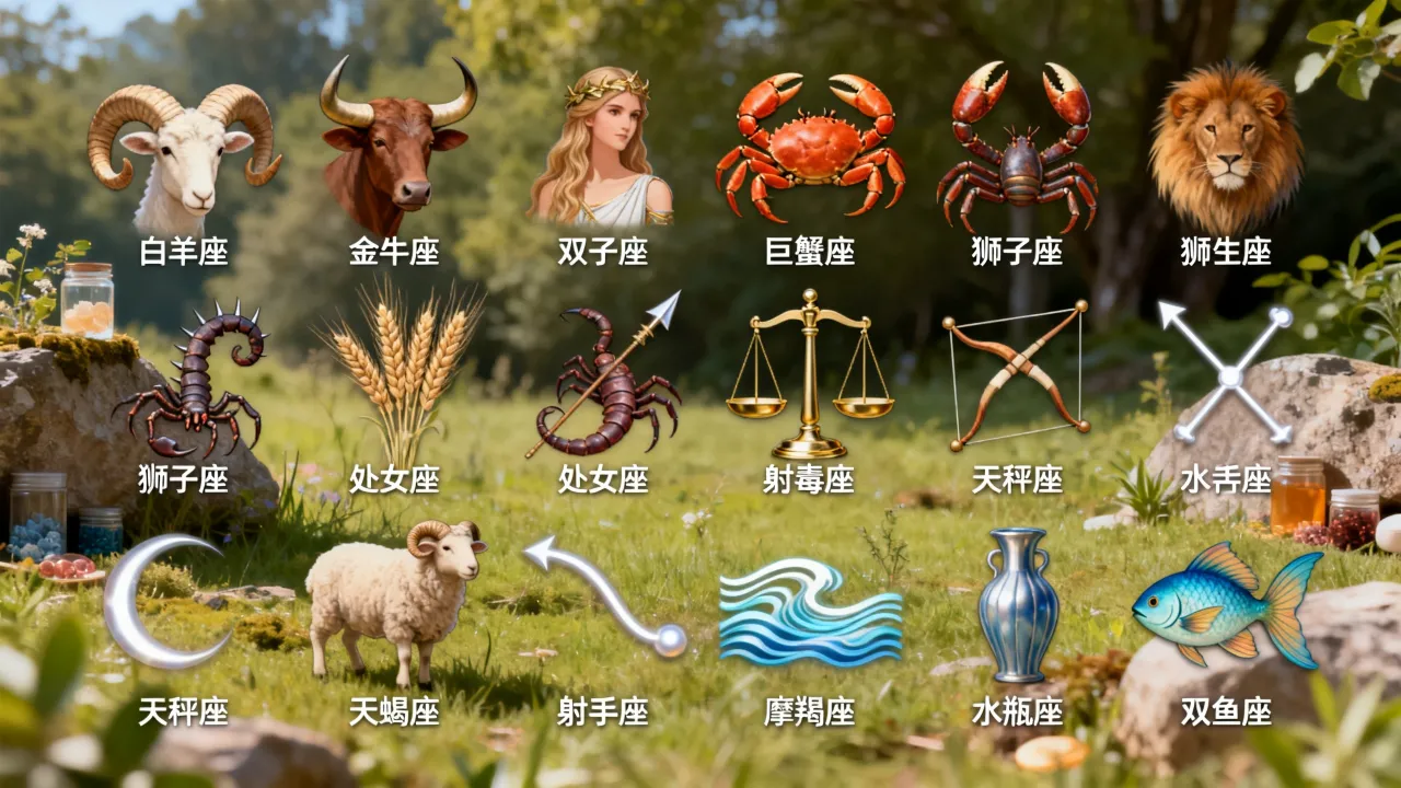 十二星座的景象图是怎样的，最美星座图高清大全