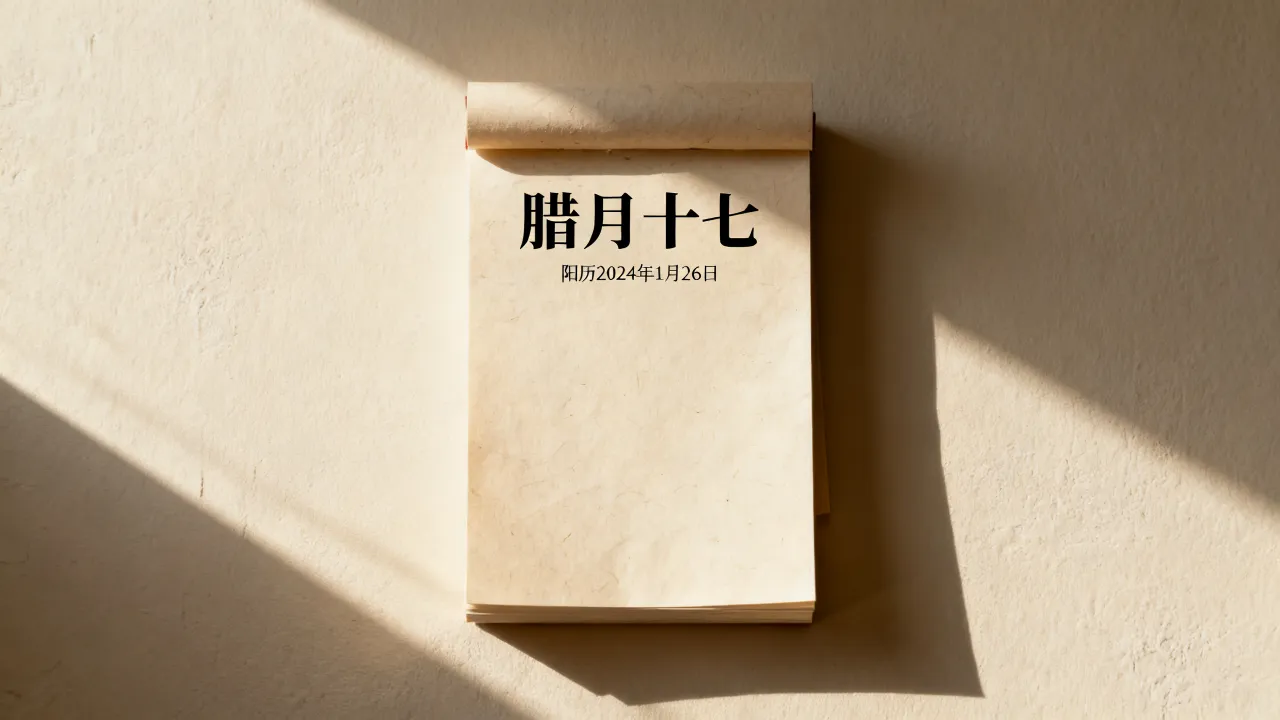 腊月十七阴历是多少，农历腊月十七是阳历几月几号