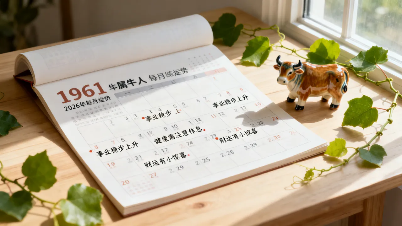 1961年属牛2026每月运势如何,2026属牛每月运势查询 1961年属牛2026每月运势如何,2026属牛每月运势查询