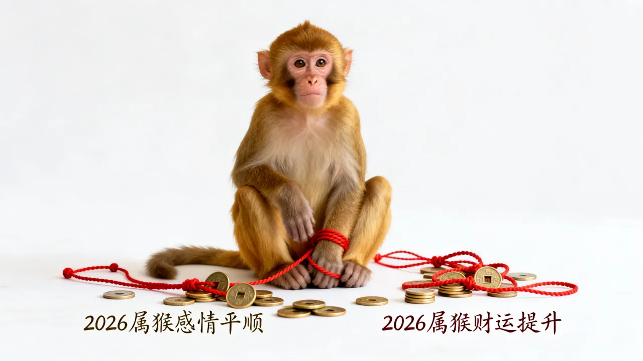 属猴人明年2026感情运势如何，属猴者财运运势会好吗？