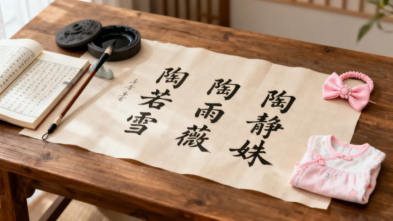 姓陶怎么起名女宝宝，有哪些好听有诗意的名字？