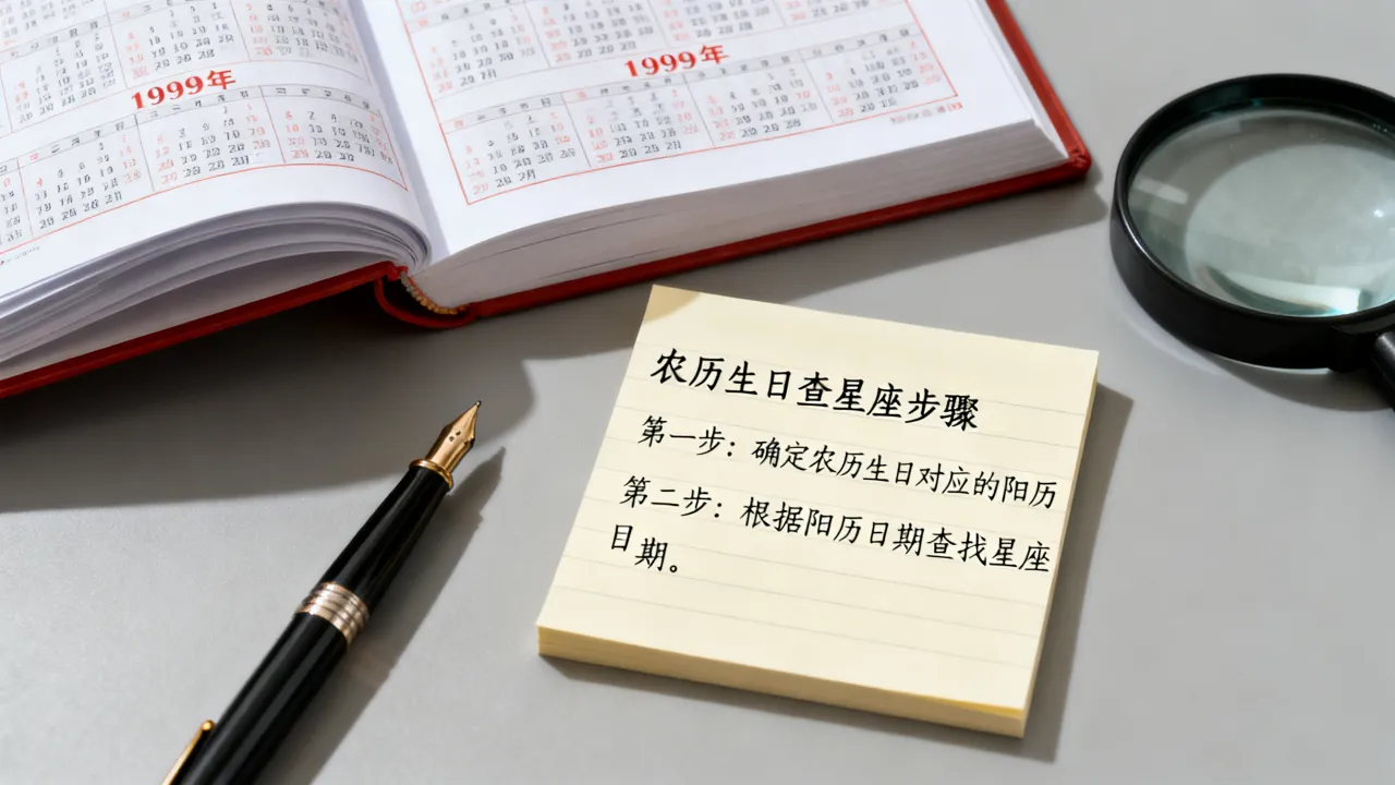 1999年阴历对应什么星座？农历生日怎么查星座