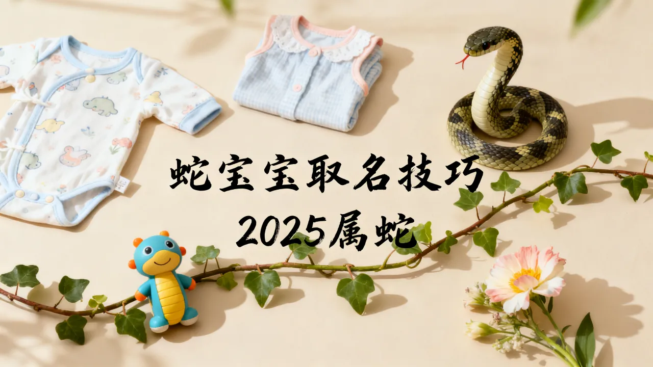 蛇宝宝怎么起名好听，2025属蛇宝宝最佳取名技巧？