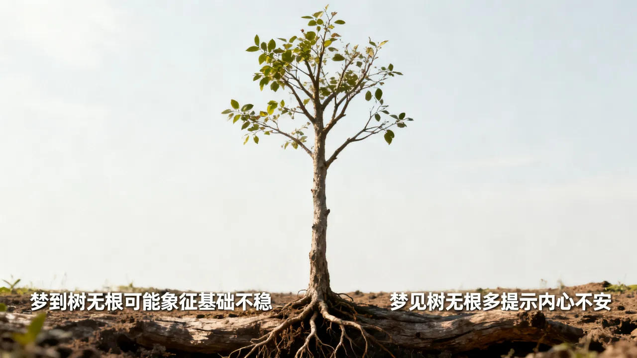 梦到树无根是什么预兆，梦见树没有根是什么意思？