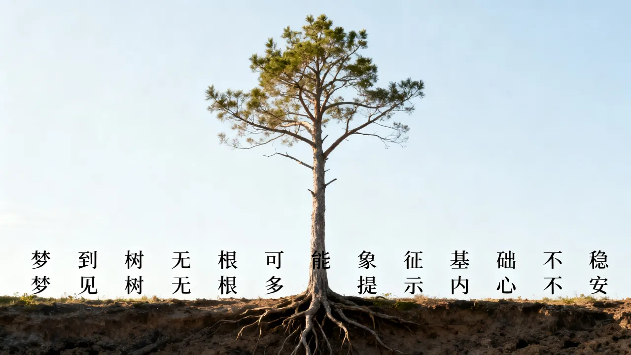 梦到树无根是什么预兆,梦见树没有根是什么意思? 梦到树无根是什么预兆,梦见树没有根是什么意思?
