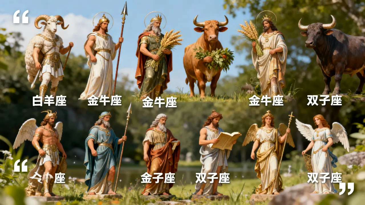 十二星座神仙图怎么画？，十二星座神仙图高清大全