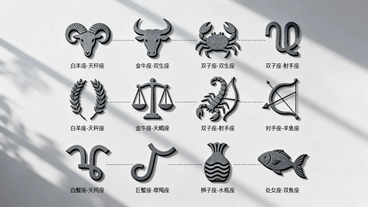 十二星座冤家组合有哪些?谁和谁最不对付? 十二星座冤家组合有哪些?谁和谁最不对付?