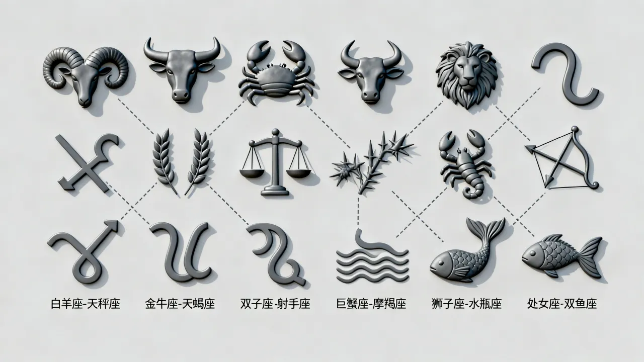 十二星座冤家组合有哪些?谁和谁最不对付? 十二星座冤家组合有哪些?谁和谁最不对付?