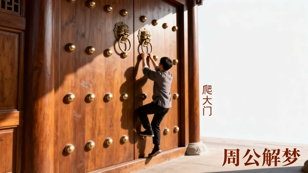 梦到了爬大门代表着什么?周公解梦有什么预兆 梦到了爬大门代表着什么?周公解梦有什么预兆