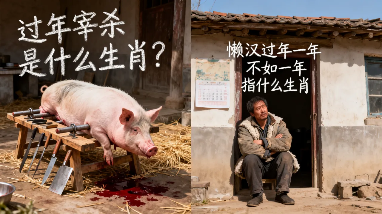 过年宰杀是什么生肖?懒汉过年一年不如一年指什么生肖 过年宰杀是什么生肖?懒汉过年一年不如一年指什么生肖