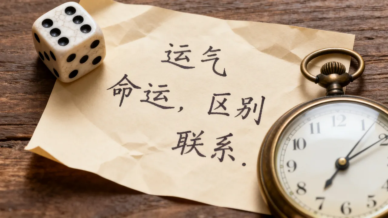 运气和命运的区别是什么?运气和命运有什么区别和联系 运气和命运的区别是什么?运气和命运有什么区别和联系
