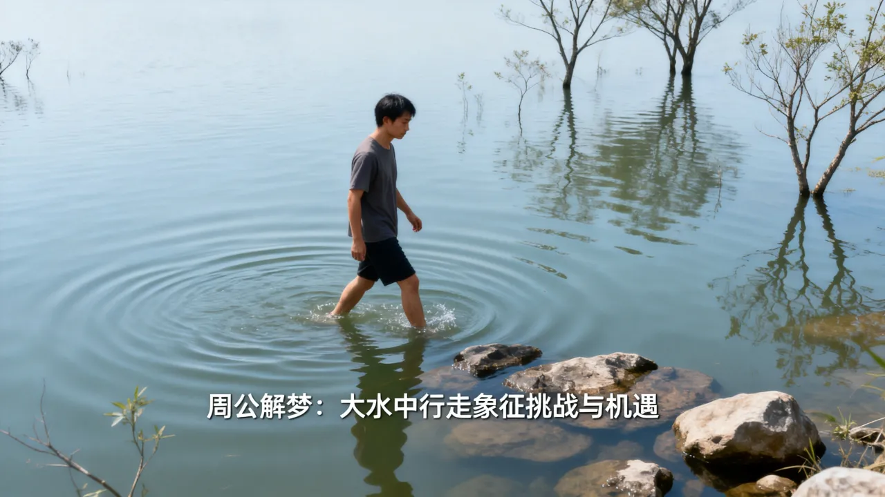 梦见在大水中行走有什么征兆,周公解梦大水中行走什么意思 梦见在大水中行走有什么征兆,周公解梦大水中行走什么意思