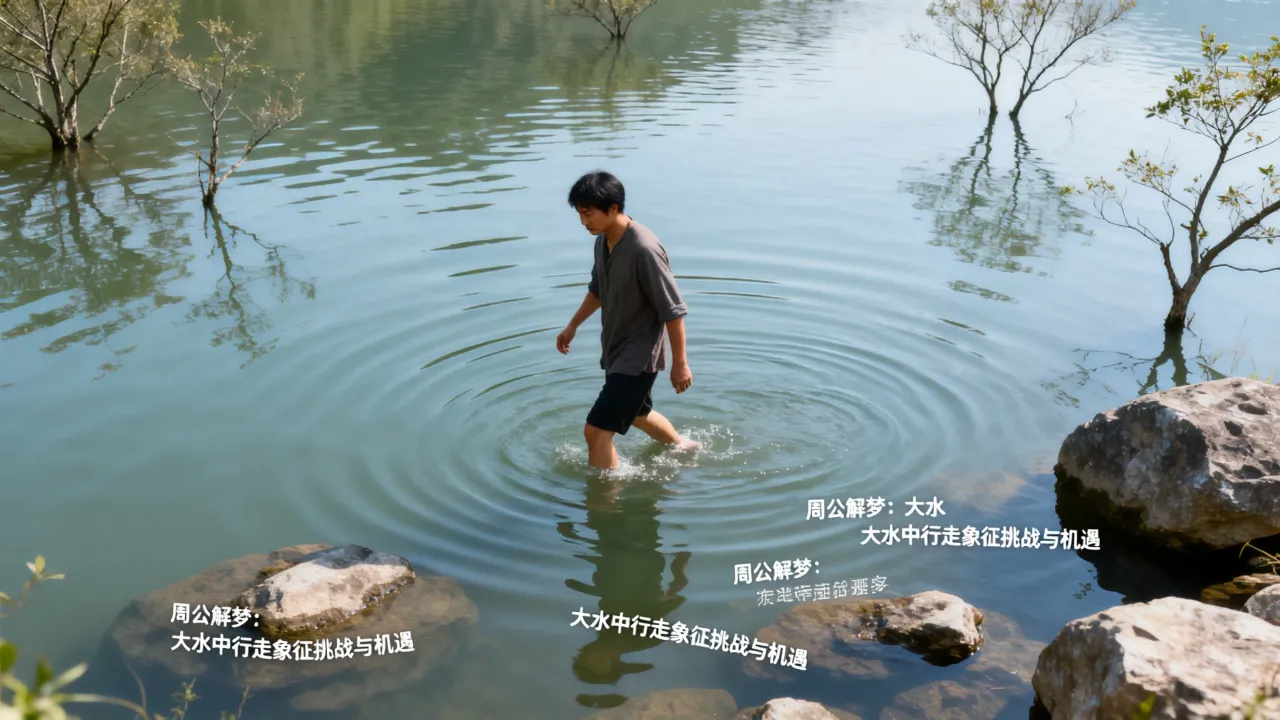 梦见在大水中行走有什么征兆,周公解梦大水中行走什么意思 梦见在大水中行走有什么征兆,周公解梦大水中行走什么意思