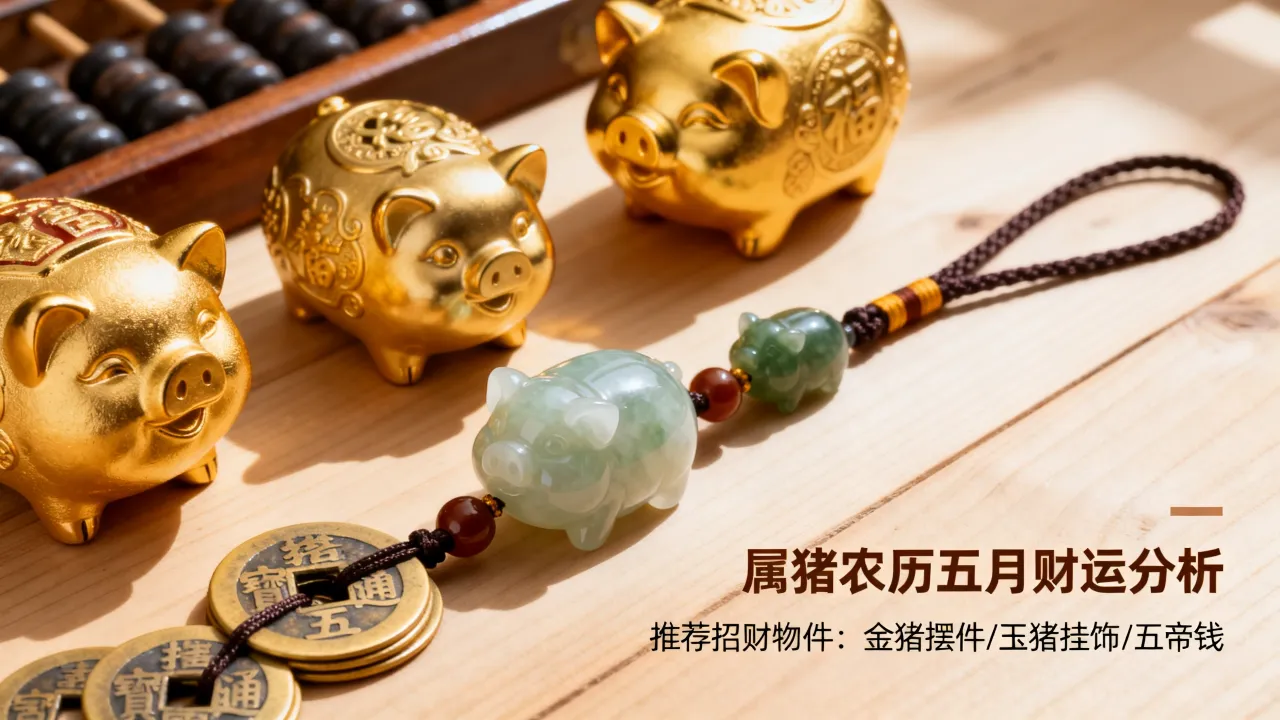 属猪农历五月财运如何?属猪佩戴什么招财物件最强? 属猪农历五月财运如何?属猪佩戴什么招财物件最强?