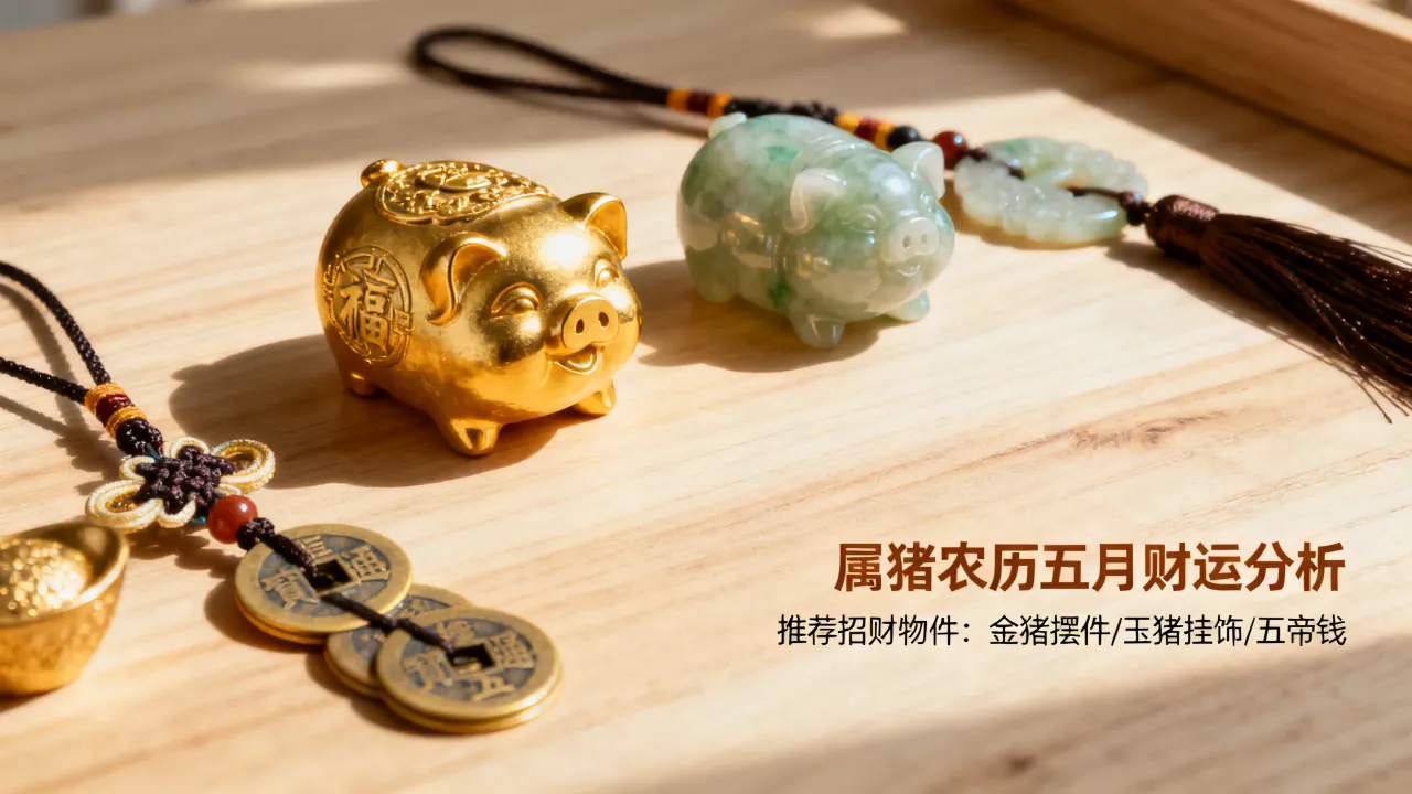 属猪农历五月财运如何?属猪佩戴什么招财物件最强? 属猪农历五月财运如何?属猪佩戴什么招财物件最强?