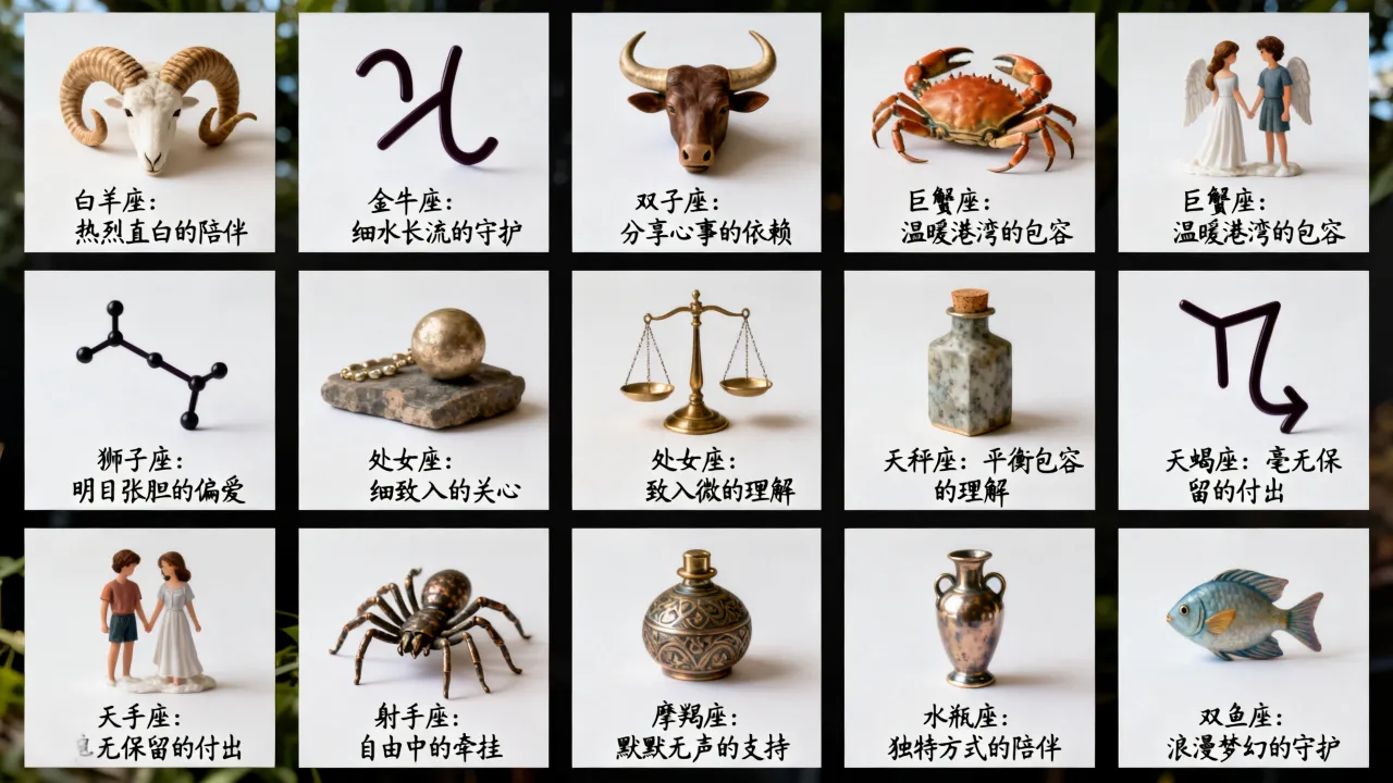哪个星座最深情？十二星座深情表现大揭秘