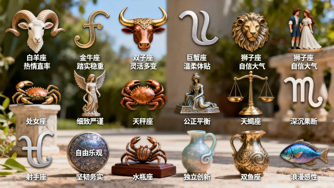 十二星座的用处是什么，十二星座各代表什么性格特点？