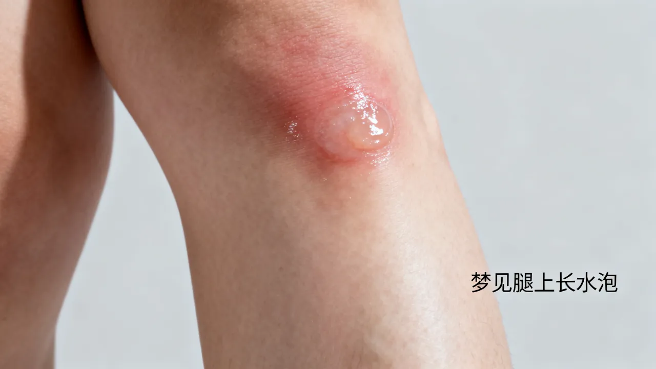 梦到了腿上长水泡是好事还是坏事，梦见腿上长水泡预示什么