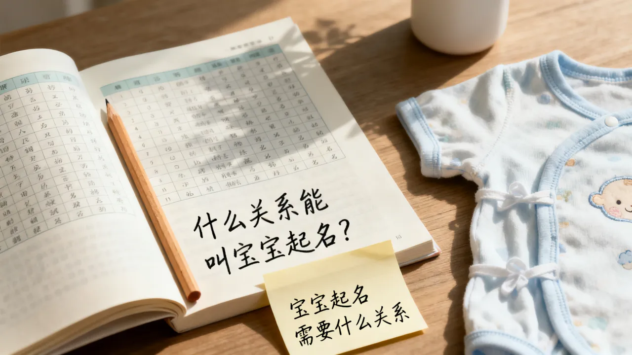 什么关系能叫宝宝起名？，宝宝起名需要什么关系