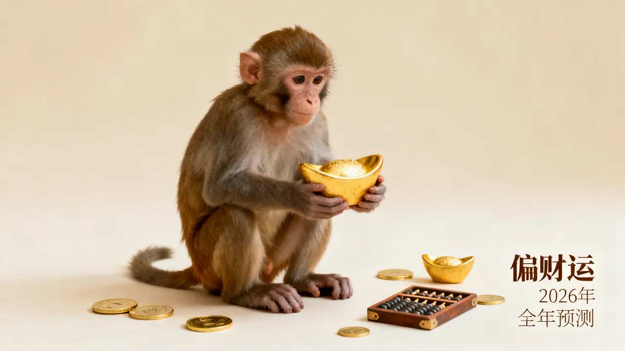 属猴的偏财运2026年下半年如何？2026年属猴的财运全年预测详解
