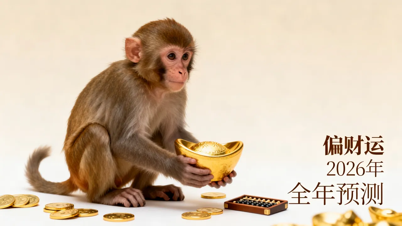 属猴的偏财运2026年下半年如何？2026年属猴的财运全年预测详解