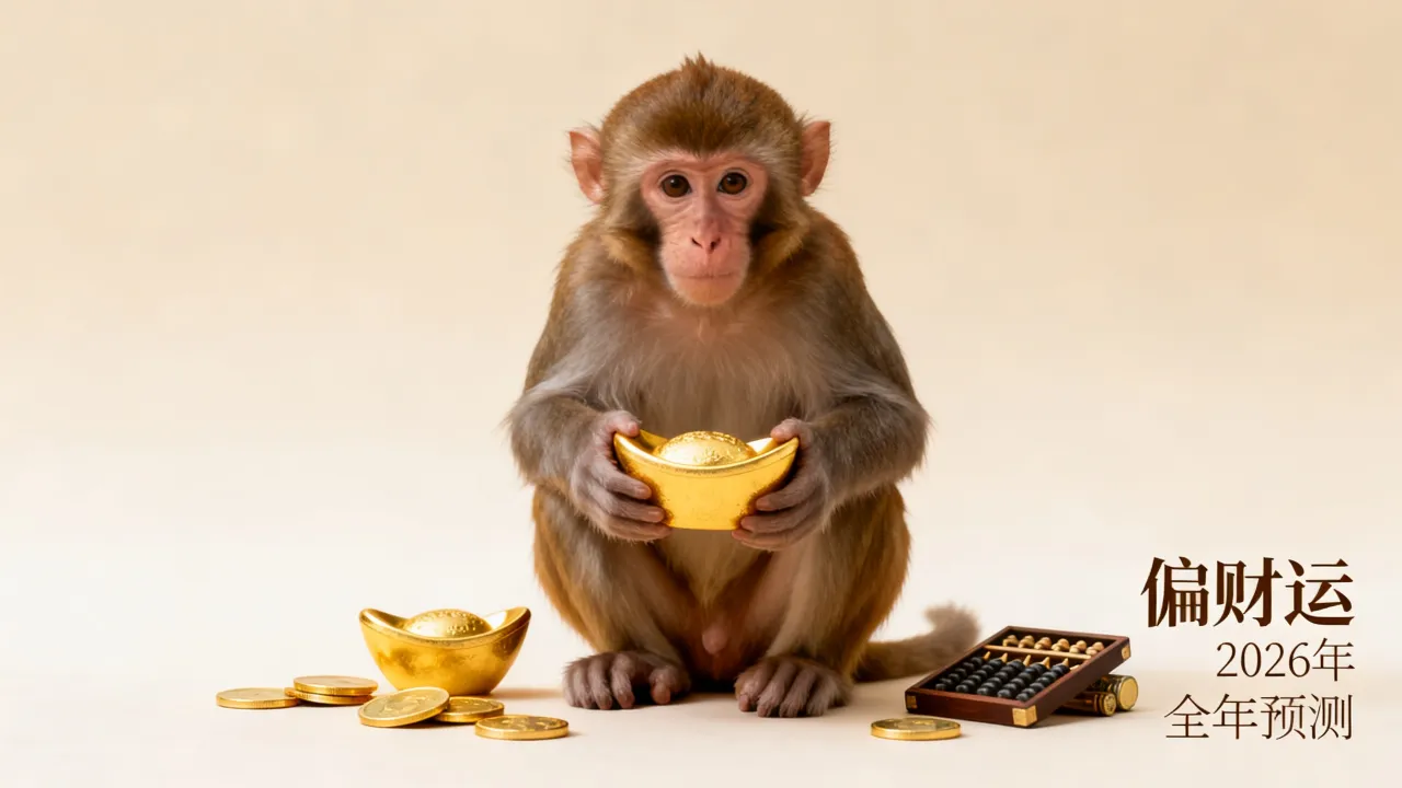 属猴的偏财运2026年下半年如何？2026年属猴的财运全年预测详解