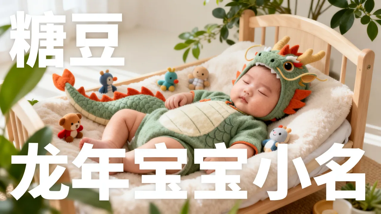 龙宝宝起名糖豆怎么样，龙年宝宝小名糖豆好不好？