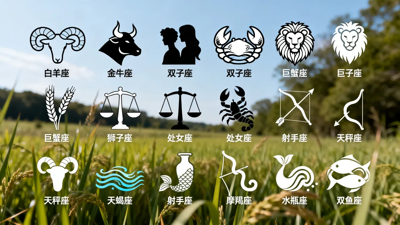 十二星座图象是什么样？，十二星座图片高清大图有哪些？