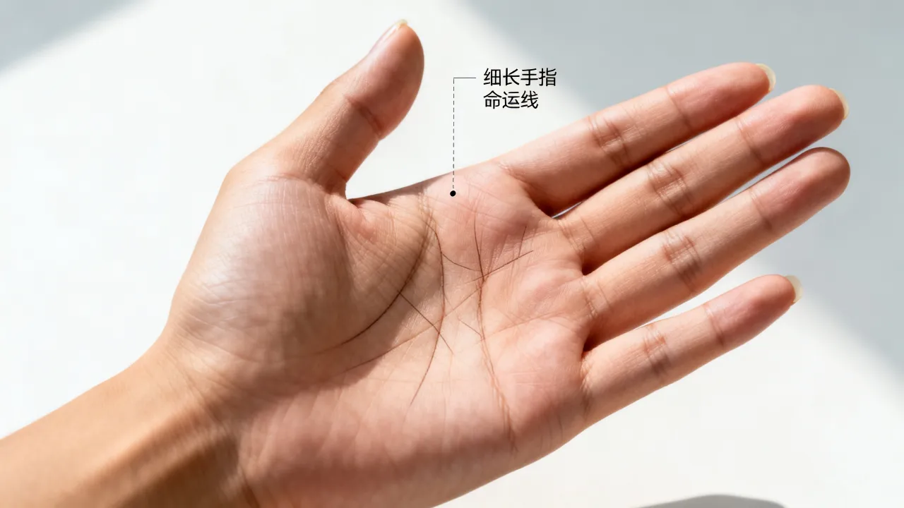 细长手指命运暗示什么？命运线怎么看吉凶