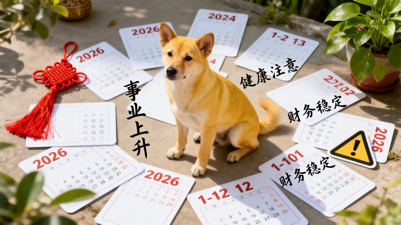 2026年生肖狗运程完整版，每月运势如何？需要注意什么？
