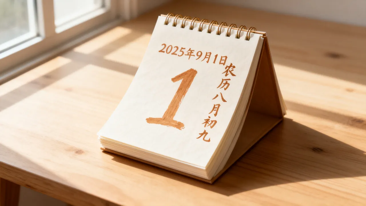 阳历9月1日阴历多少,2025年农历八月几号? 阳历9月1日阴历多少,2025年农历八月几号?